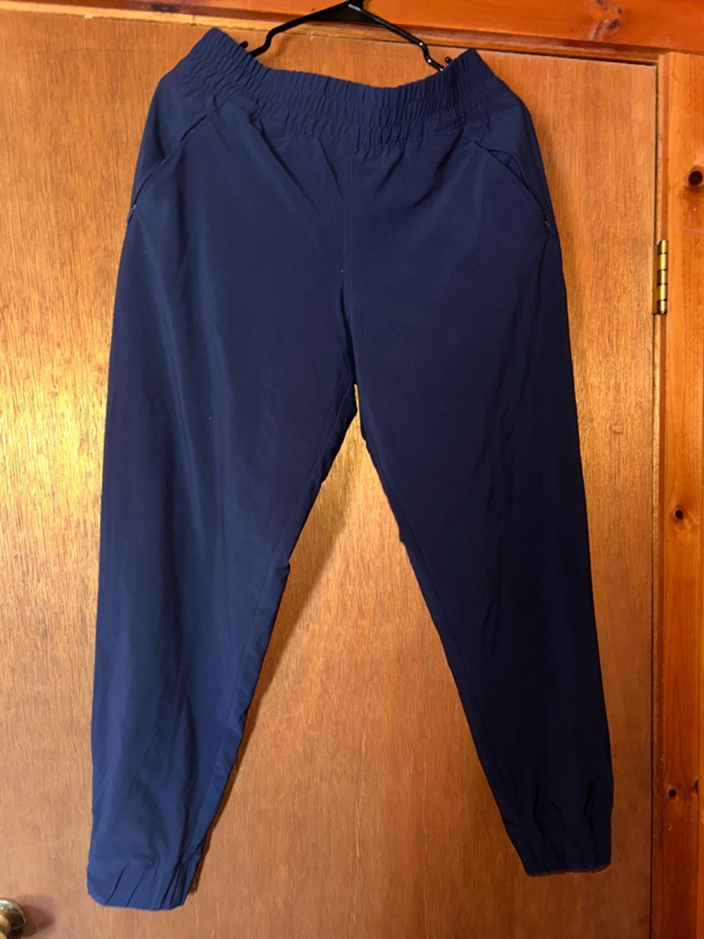 Navy Elastic Waist Performance Pants